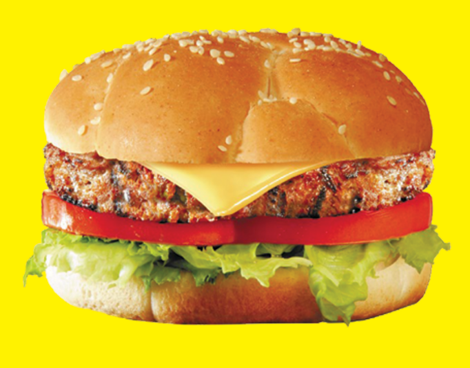 Grilled beef burger